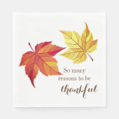 Thanksgiving Papier Napkins Servet (Voorkant)