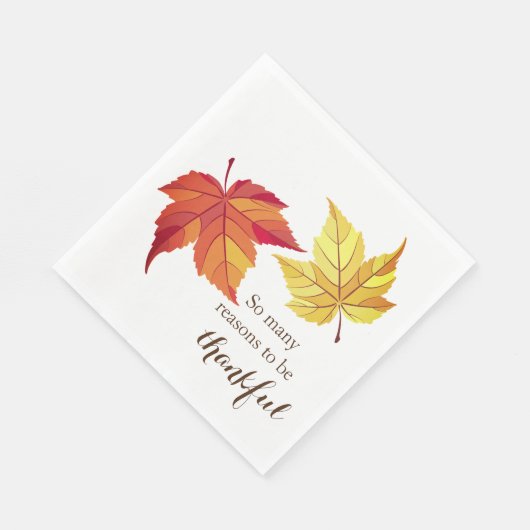 Thanksgiving Papier Napkins Servet (Hoek)