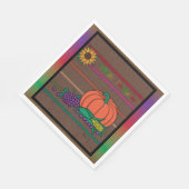 Thanksgiving Papier Napkins Servet (Hoek)