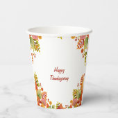 Thanksgiving Papieren Bekers (Achterkant)