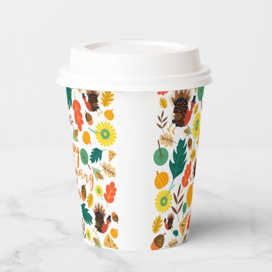 Thanksgiving Papieren Bekers (Links)