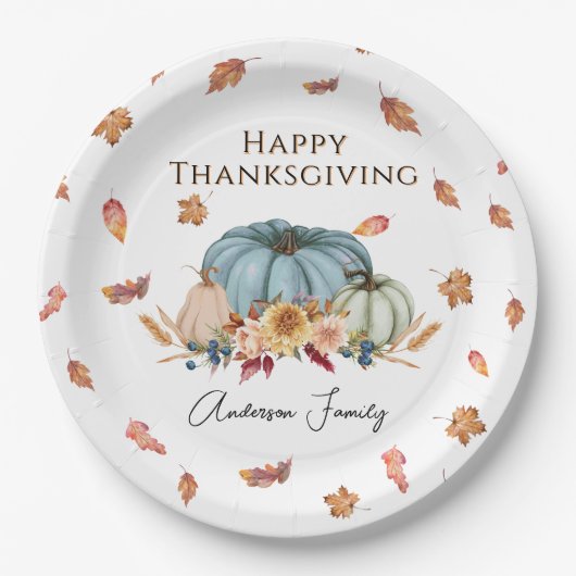 Thanksgiving Papieren Bord (Voorkant)