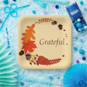 Thanksgiving papieren borden bordje (Feest)