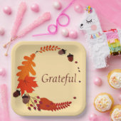 Thanksgiving papieren borden bordje (Feest)