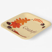 Thanksgiving papieren borden bordje (Gebogen)