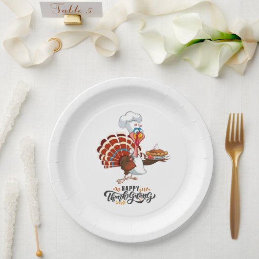 Thanksgiving Papieren Borden Bordje (Huwelijk)