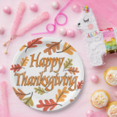Thanksgiving Papieren Bordje (Feest)