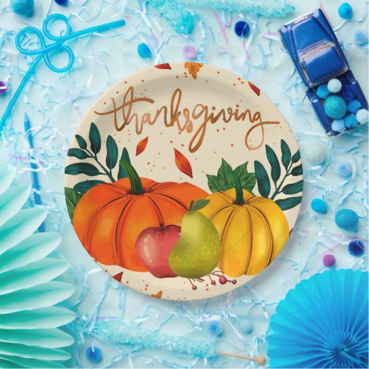 Thanksgiving Papieren Bordje (Feest)