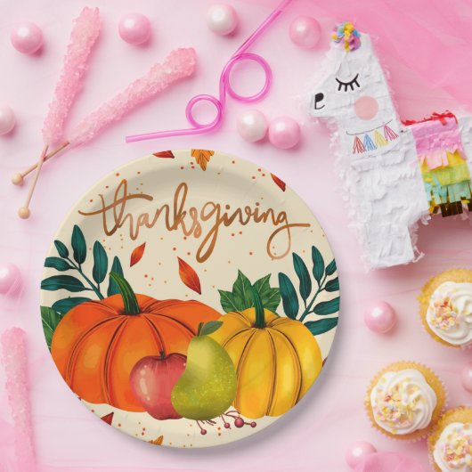 Thanksgiving Papieren Bordje (Feest)