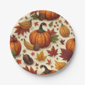 Thanksgiving Papieren Bordje (Voorkant)