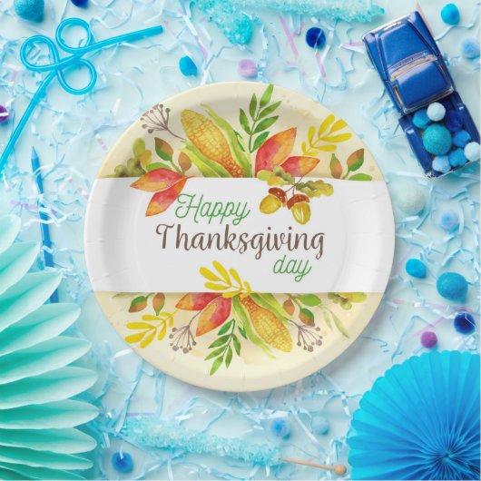 Thanksgiving Papieren Bordje (Feest)