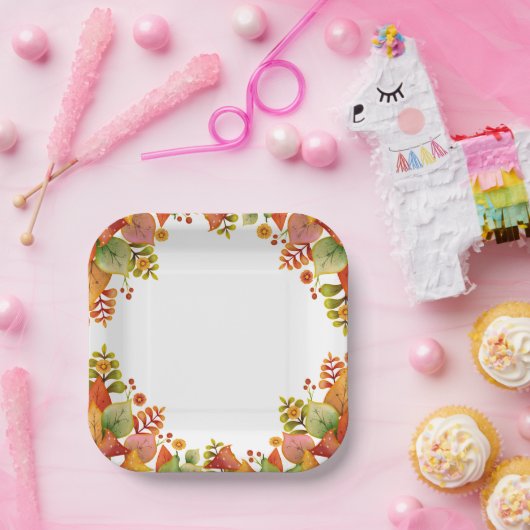 Thanksgiving Papieren Bordje (Feest)