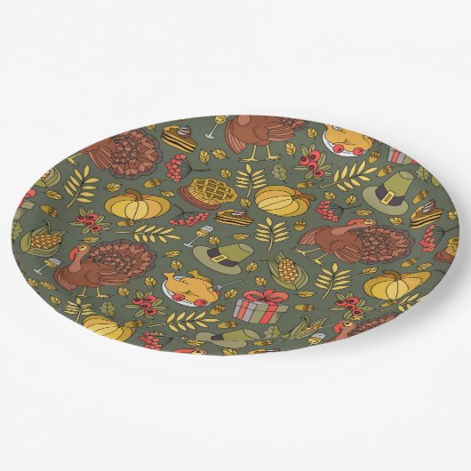 Thanksgiving Papieren Bordje (Gekanteld)