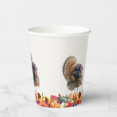 Thanksgiving - Papieren kopjes van Turkije Papieren Bekers (Rechts)