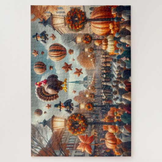 Thanksgiving Parade Puzzel Legpuzzel (Verticaal)
