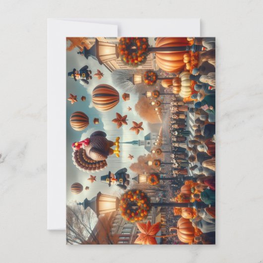 Thanksgiving Parade Wenskaart Feestdagenkaart (Voorkant)