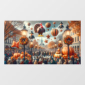 Thanksgiving Parade Window Cling Raamsticker (Vel)