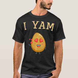 Thanksgiving paren set haar is mijn zoete aardappe t-shirt
