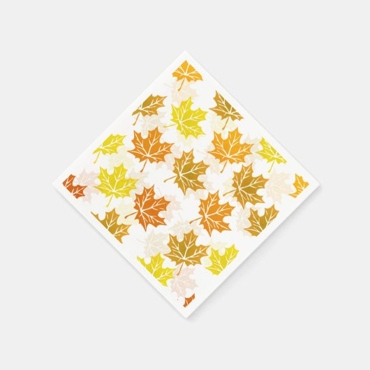 Thanksgiving partij herfst esdoorn blad Herfst bla Servetten (Hoek)