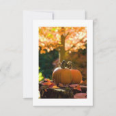 **THANKSGIVING PARTIJ OF DINNER** INVITATIE KAART (Voorkant)