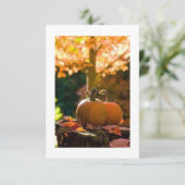 **THANKSGIVING PARTIJ OF DINNER** INVITATIE KAART (Staand voorkant)