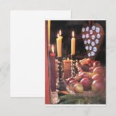 **THANKSGIVING PARTIJ OF DINNER** INVITATIE KAART (Voorkant / Achterkant)