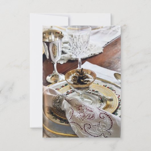 **THANKSGIVING PARTIJ OF DINNER** INVITATIE KAART (Voorkant)