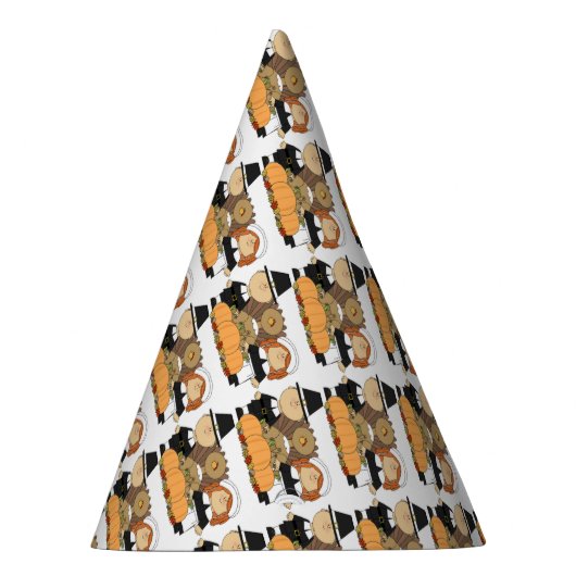 Thanksgiving Partij Pet/Pelgrims Feesthoedjes (Rechts)