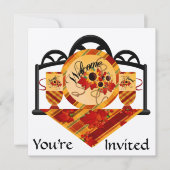 Thanksgiving Party Invitation Kaart (Voorkant)