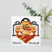 Thanksgiving Party Invitation Kaart (Staand voorkant)