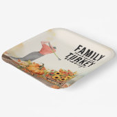 Thanksgiving Party voor Golfer Papieren Bordje (Gebogen)