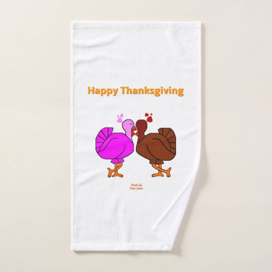Thanksgiving Passion Bathroom-handdoekset Bad Handdoek (Handdoek)