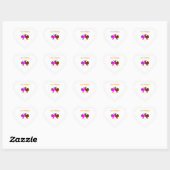 Thanksgiving Passion Heart Sticker (Vel)