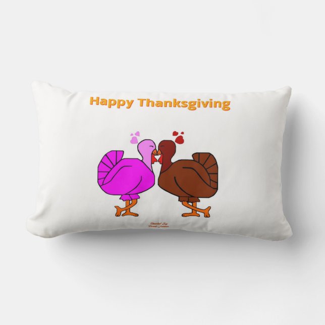Thanksgiving Passion Lumbar Pillow Kussen (Voorkant)