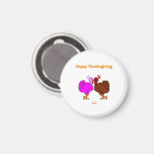 Thanksgiving Passion Round Magnet (Voorkant / Achterkant)