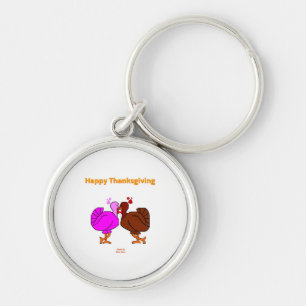 Thanksgiving Passion Round Premium Sleutelhanger