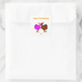 Thanksgiving Passion Square Sticker (Tas)