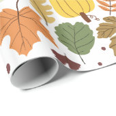 Thanksgiving Patroon Cadeaupapier (Rol Hoek)