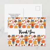 Thanksgiving Patroon Hartelijk dank Briefkaart (Voorkant / Achterkant)