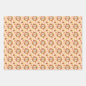 Thanksgiving Patroon Inpakpapier Vel (Voorkant)