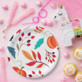 Thanksgiving Patroon Papieren Bordje (Feest)