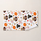 Thanksgiving-patroontroebel bevestigen geeft Bedan Bad Handdoek (Handdoek)