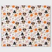 Thanksgiving-patroontroebel bevestigen geeft Bedan Cadeaupapier (Vlak)