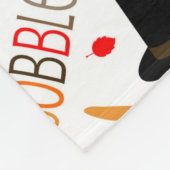 Thanksgiving-patroontroebel bevestigen geeft Bedan Fleece Deken (Hoek)