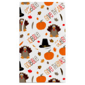 Thanksgiving-patroontroebel bevestigen geeft Bedan Klein Cadeauzakje (Achterkant)