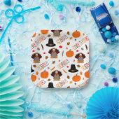 Thanksgiving-patroontroebel bevestigen geeft Bedan Papieren Bordje (Feest)