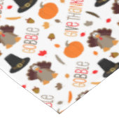 Thanksgiving-patroontroebel bevestigen geeft Bedan Tafelkleed (Gekanteld)