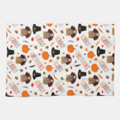 Thanksgiving-patroontroebel bevestigen geeft Bedan Theedoek (Horizontaal)