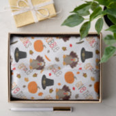 Thanksgiving-patroontroebel bevestigen geeft Bedan Tissuepapier (Geschenk)