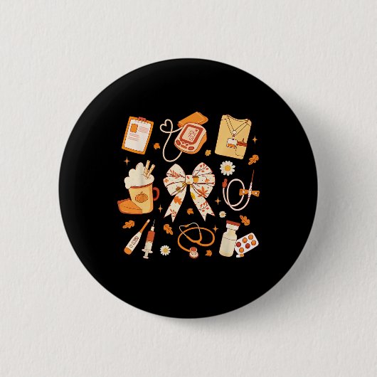 Thanksgiving Pecan Pie Nabootsing 90's Rap Rock Re Ronde Button 5,7 Cm (Voorkant)